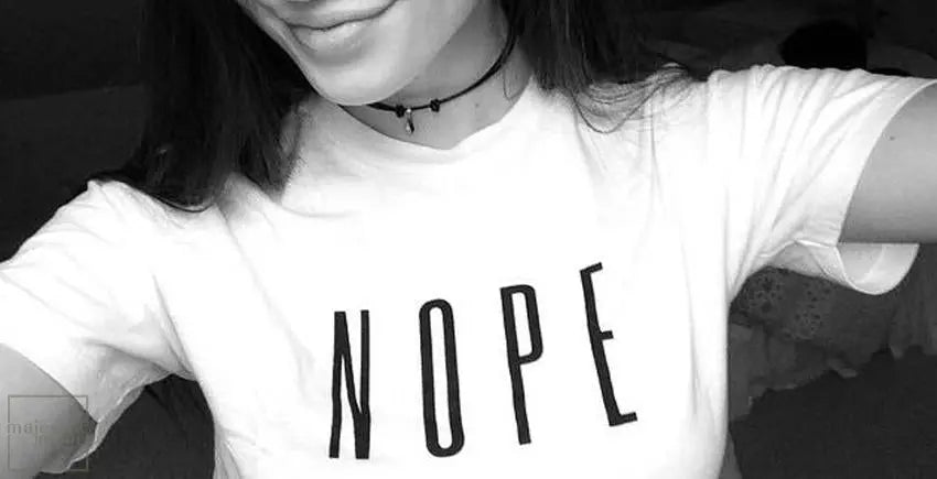 NOPE Tee Luxury and Me