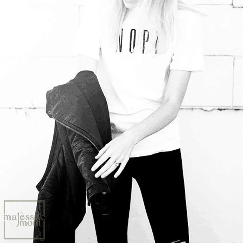 NOPE Tee Luxury and Me